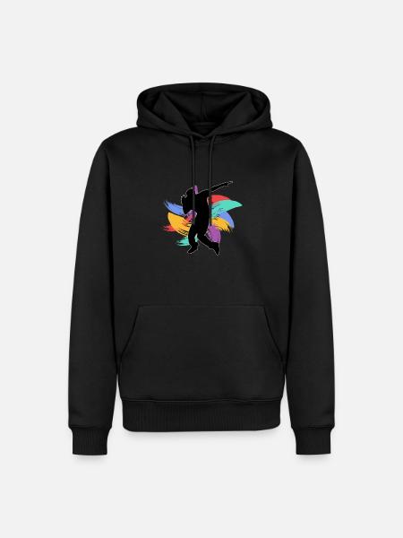 Hip Hop - Men’s Premium Organic Hoodie - black