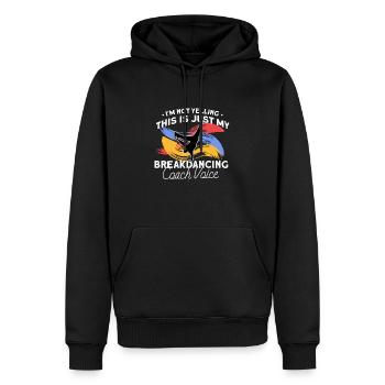 Breakdancing - Männer Premium Bio Hoodie - Schwarz - Vorne - Nico (187cm)