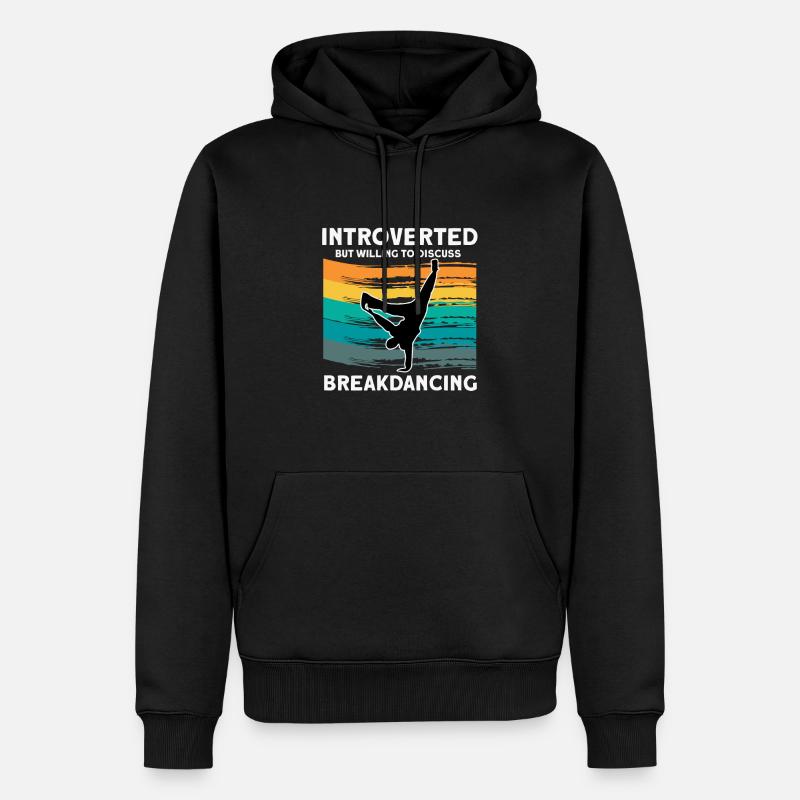 Breakdancing - Männer Premium Bio Hoodie - Schwarz