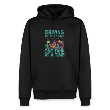 Aquarium Fisch Geschenk - Männer Premium Bio Hoodie - Schwarz - Vorne - Nico (187cm)