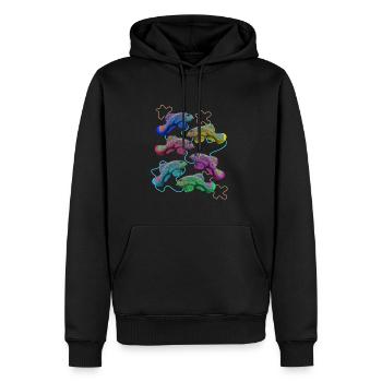 Aquarium Fisch Geschenk - Männer Premium Bio Hoodie - Schwarz - Vorne - Nico (187cm)