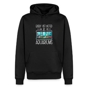 Aquarium Fisch Geschenk - Männer Premium Bio Hoodie - Schwarz - Vorne - Nico (187cm)