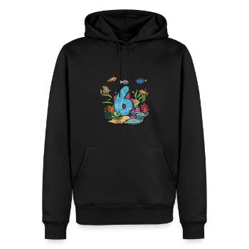 Aquarium Fisch Geschenk - Männer Premium Bio Hoodie - Schwarz - Vorne - Nico (187cm)