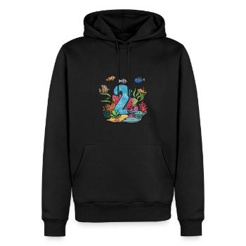 Aquarium Fisch Geschenk - Männer Premium Bio Hoodie - Schwarz - Vorne - Nico (187cm)