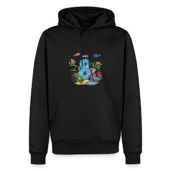 Aquarium Fisch Geschenk - Männer Premium Bio Hoodie - Schwarz - Vorne - Nico (187cm)