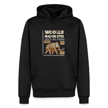 Mammut - Männer Premium Bio Hoodie - Schwarz - Vorne - Nico (187cm)