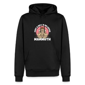 Mammut - Männer Premium Bio Hoodie - Schwarz - Vorne - Nico (187cm)