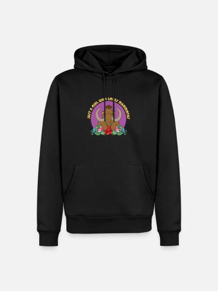 Mammouth - Sweat à capuche Premium bio Homme - noir