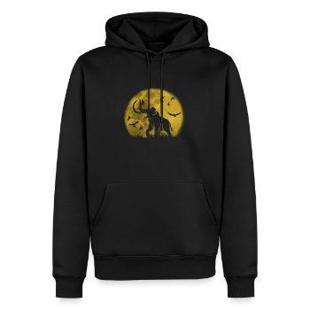 Mammut - Männer Premium Bio Hoodie - Schwarz - Vorne - Nico (187cm)