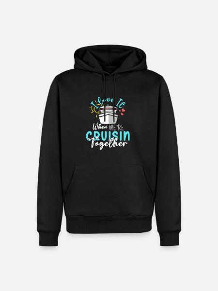 Cruise Cruise Ship Gift - Men’s Premium Organic Hoodie - black