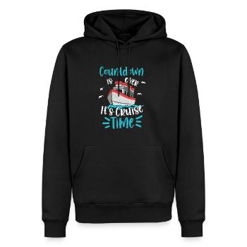 Cruise Cruise Ship Gift - Men’s Premium Organic Hoodie - black - Front - Nico (187cm)