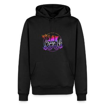 Cruise Cruise Ship Gift - Men’s Premium Organic Hoodie - black - Front - Nico (187cm)