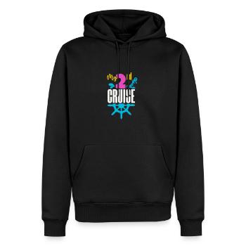 Cruise Cruise Ship Gift - Men’s Premium Organic Hoodie - black - Front - Nico (187cm)