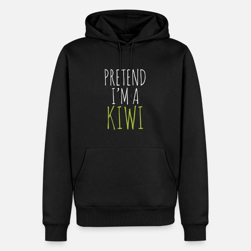 Steak - Männer Premium Bio Hoodie - Schwarz