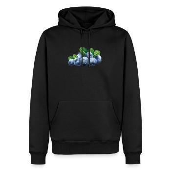 Blauberren Blauberre Geschenk - Männer Premium Bio Hoodie - Schwarz - Vorne - Nico (187cm)
