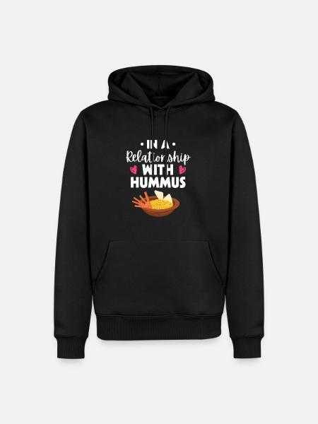 Hummus - Men’s Premium Organic Hoodie - black