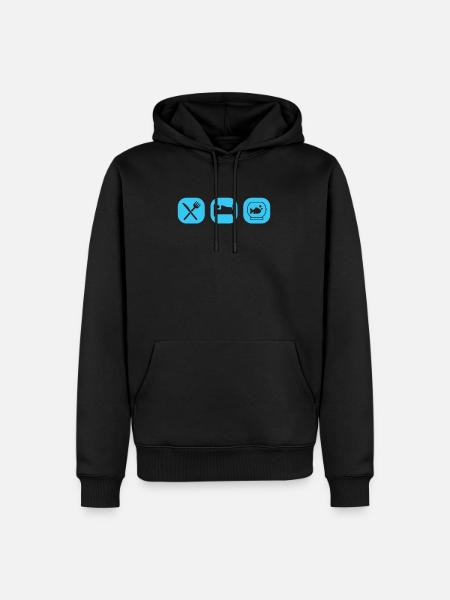 Reef Aquarium - Men’s Premium Organic Hoodie - black