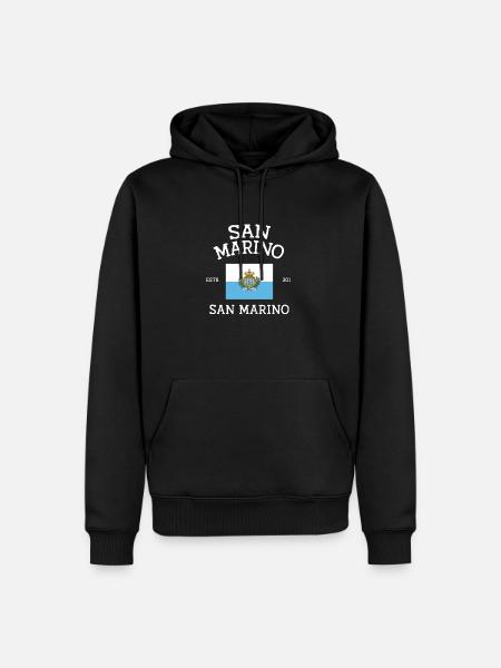 San Marino History - Men’s Premium Organic Hoodie - black