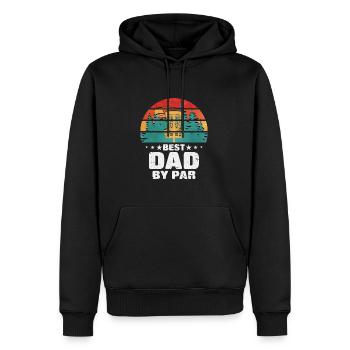 Frisbee Golf Disc Golf - Männer Premium Bio Hoodie - Schwarz - Vorne - Nico (187cm)