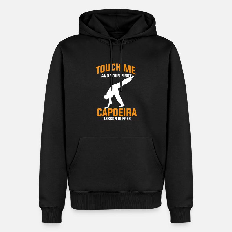Caopeira - Männer Premium Bio Hoodie - Schwarz