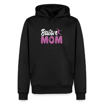 Bâton Twirling Bâton Twirler cadeau - Sweat à capuche Premium bio Homme - noir - Devant - Nico (187cm)