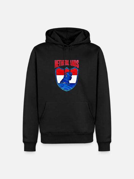 Netherlands - Men’s Premium Organic Hoodie - black