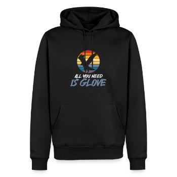 Falknerei Ornithologie Geschenk - Männer Premium Bio Hoodie - Schwarz - Vorne - Nico (187cm)