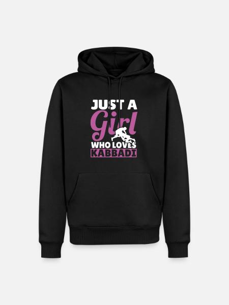 Gift for Kabaddi Lovers - Men’s Premium Organic Hoodie - black