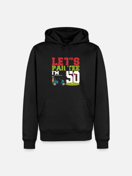Geschenk für Minigolfspieler - Männer Premium Bio Hoodie - Schwarz