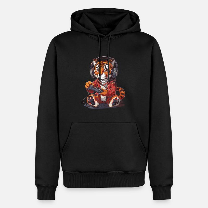Jeu vidéo bengali - Sweat à capuche Premium bio Homme - noir