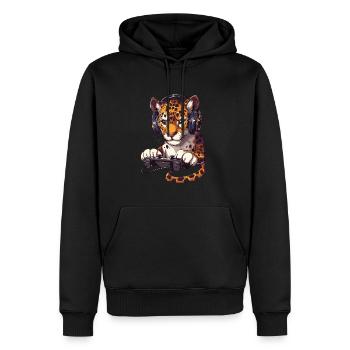 Jaguar Videospiel - Männer Premium Bio Hoodie - Schwarz - Vorne - Nico (187cm)