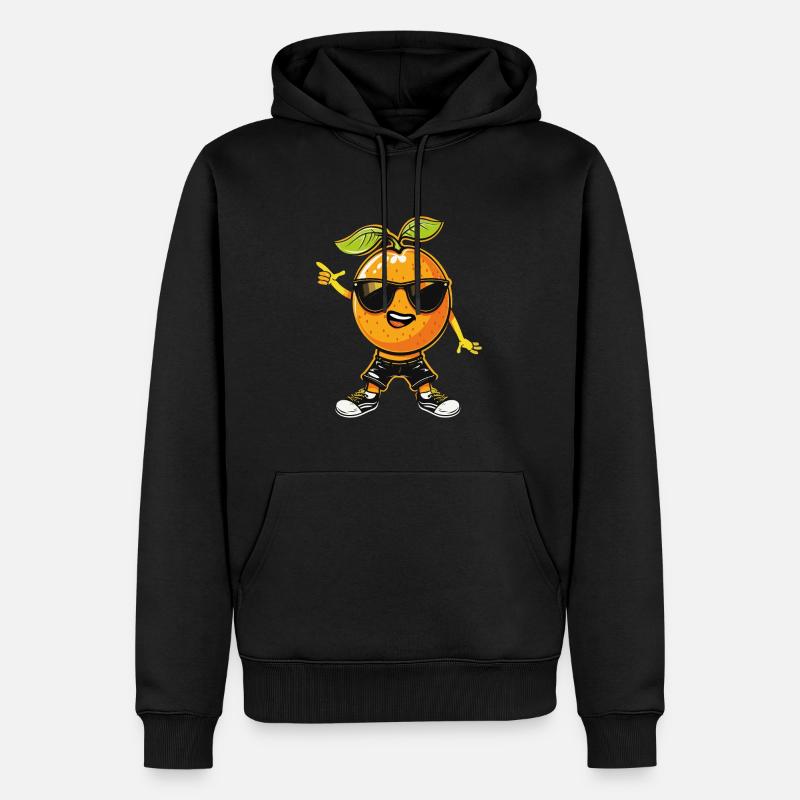 Passionsfrucht-Dabbing - Männer Premium Bio Hoodie - Schwarz