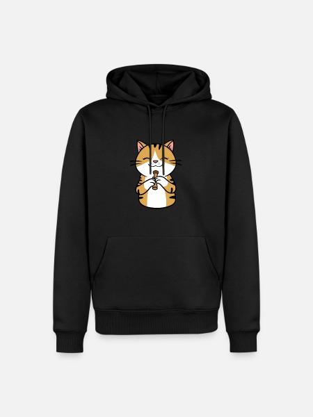 Tin Whistle - Men’s Premium Organic Hoodie - black