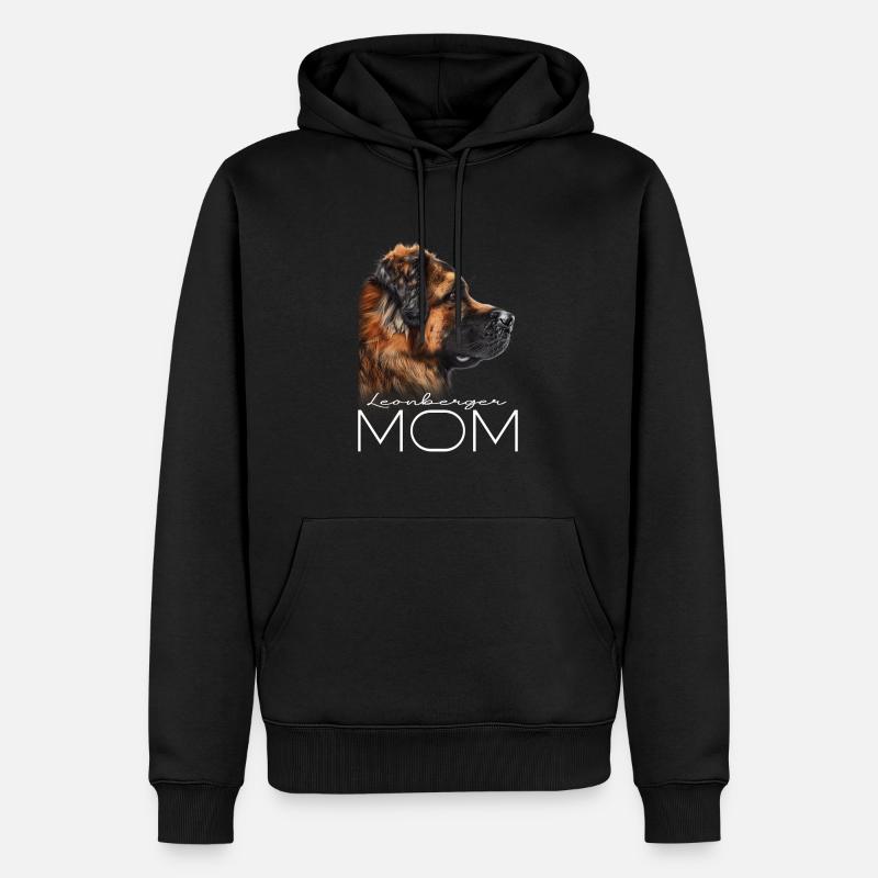 Leonberg Maman - Sweat à capuche Premium bio Homme - noir