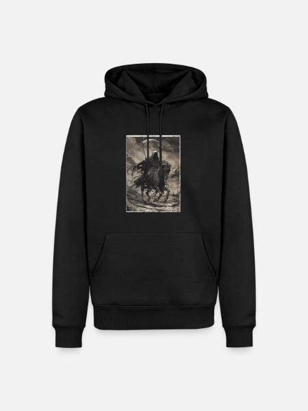 Death Tarot - Men’s Premium Organic Hoodie - black
