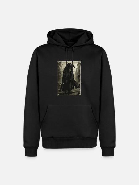 Plague Doctor Tarot - Men’s Premium Organic Hoodie - black