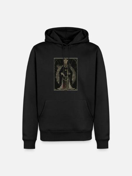 The Hierophant Tarot - Men’s Premium Organic Hoodie - black