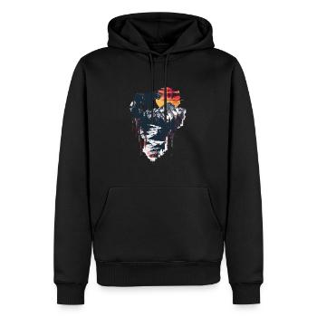 Tiger - Männer Premium Bio Hoodie - Schwarz - Vorne - Nico (187cm)