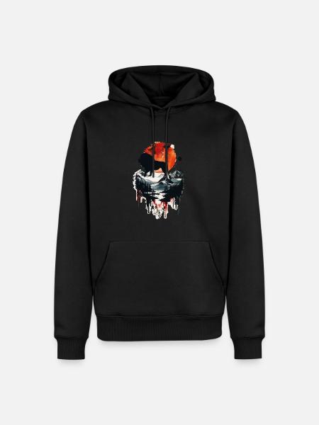 Lion - Men’s Premium Organic Hoodie - black