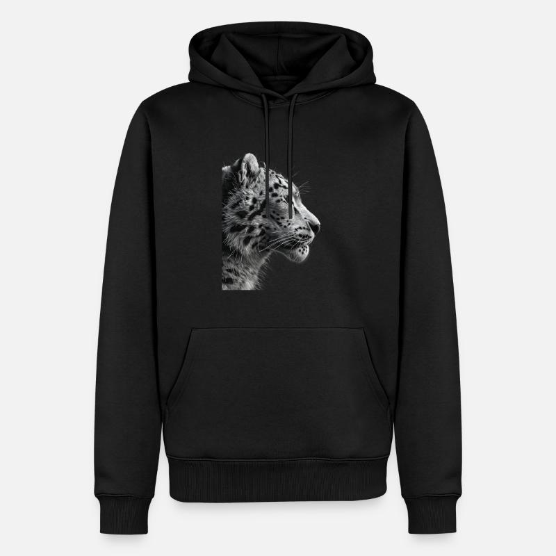 Once - Sweat à capuche Premium bio Homme - noir