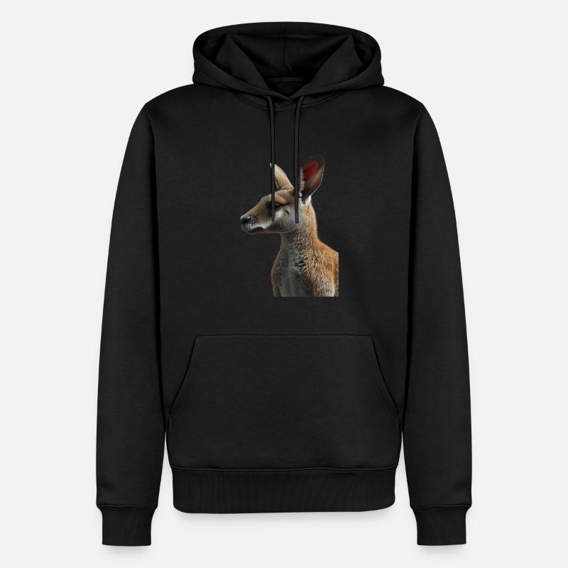 Wallaby - Sweat à capuche Premium bio Homme - noir