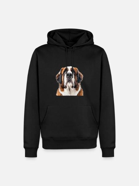 Saint Bernard - Men’s Premium Organic Hoodie - black