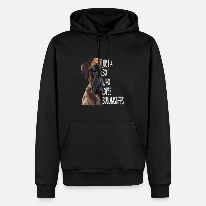 Bullmastiff - Sweat à capuche Premium bio Homme - noir