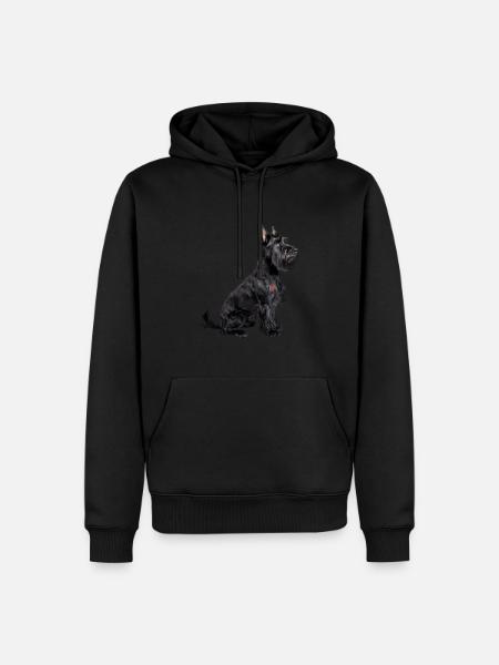 Terrier Scottish Sapa - Men’s Premium Organic Hoodie - black