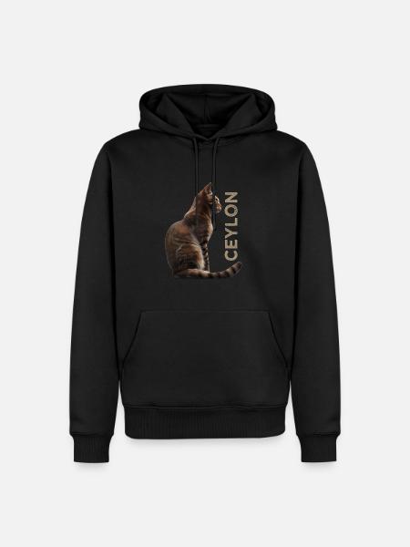 Ceylon - Men’s Premium Organic Hoodie - black
