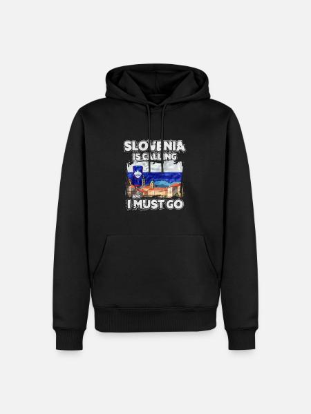 Slovenia - Men’s Premium Organic Hoodie - black