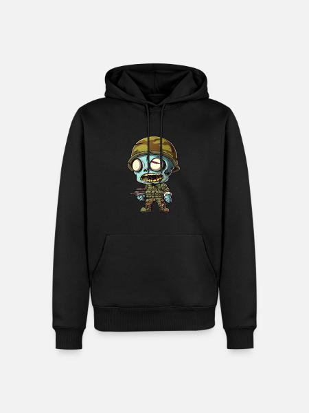 Soldier Halloween - Men’s Premium Organic Hoodie - black