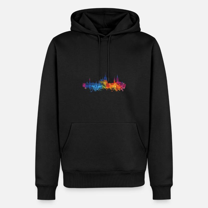 Marburg - Sweat à capuche Premium bio Homme - noir
