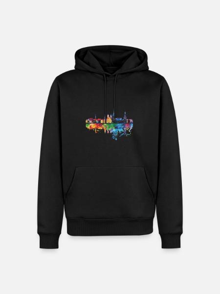 Meerbusch - Men’s Premium Organic Hoodie - black
