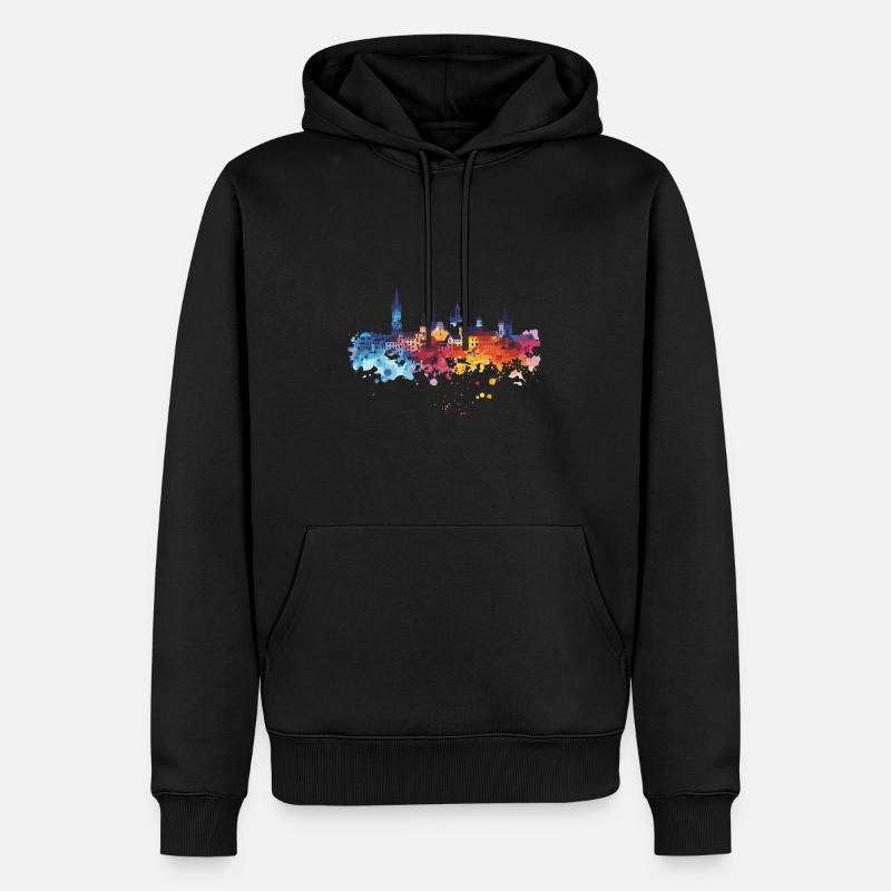 Neufahrn près de Freising - Sweat à capuche Premium bio Homme - noir